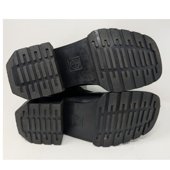 Dr. Martens Maybole Chelsea Boots Black Leather Platform Square Toe US 6 - Picture 4 of 15